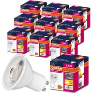 10x LED žiarovka GU10 6,9W = 50W 575lm 3000K OSRAM