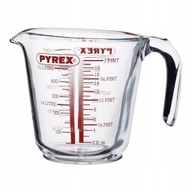 SKLENENÝ džbán PYREX SO SKLENENÝM ODMEROVAČOM 0,5