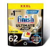 Kapsuly do umývačky riadu Finish Ultimate Plus Lemon 62