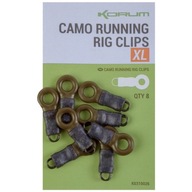 Korum Camo Running Rig Clips XL 8 ks. Konektory