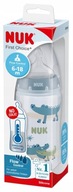 NUK Antikoliková fľaša FC+ UKAZATEL TEPLOTY 300ml Cumlík 6-18m