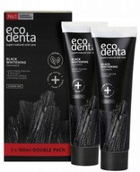 Ecodenta Black sada zubnej pasty 2x100ml