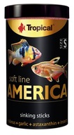 TROPICAL Krmivo pre ryby Soft Line America S tyčinky 100ml