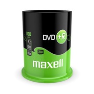 Disky MAXELL DVD+R 4,7GB 16X CAKE 100 ks.