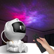 LED NOČNÁ LAMPA PROJEKTOR STARS SKY PROJEKTOR ASTRONAUT PRE DETI DIAĽKOVÝ