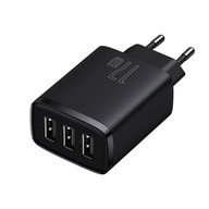 Kompaktná rýchlonabíjačka Baseus 3x USB 17W