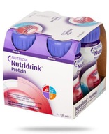 Nutridrink Proteín s príchuťou červeného ovocia 4x 125ml