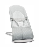 BABYBJORN - odrážadlo BALANCE SOFT MESH - sivo/biele