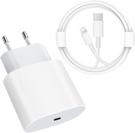 USB-C NABÍJAČKA 20W + KÁBEL PRE IPHONE 11 12 13 PRO