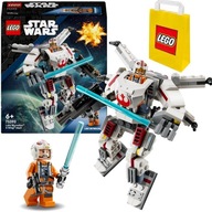 LEGO STAR WARS 75390 Pohyblivá figúrka robota LUKE SKYWALKER X-WING + taška