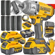 DEWALT AKUMULÁTOROVÝ NÁRAZOVÝ KĽÚČ NA KOLESÁ DCF900 18V 2x5Ah 1355Nm + ZÁSUVKY