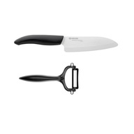 SET Santoku Gen nôž a škrabka Kyocera