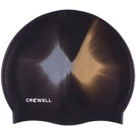 Crowell Multi Flame silikónová plavecká čiapka, čierna