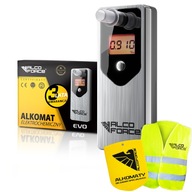 AlcoForce Evo alkohol tester strieborný - kalibrácia - 2 roky