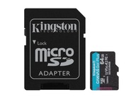 Pamäťová karta KINGSTON Canvas Plus microSDXC 64GB