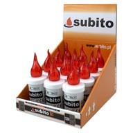 Subito S5 LED vložky do sviečok, 12 kusov, červené