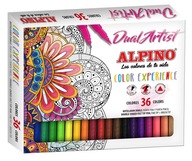 Popisovače Alpino EXPERIENCE DUAL ARTIST 36 ks.