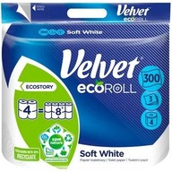 VELVET ECOROLL papier biely 3w. (4 rolky)