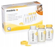 FĽAŠE NA SKLADOVANIE MLIEKA 150ml MEDELA 3 ks.