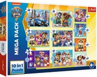 PUZZLE 10v1 PSI NA HLIADKE Tlapková PATROL 4+ TREFL