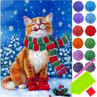 Diamond Mosaic Cats Kitty Diamond Diamond Painting 30x40 5D