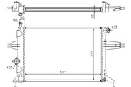 RADIATOROVÝ MOTOR OPEL ASTRA G ASTRA G CLASSIC ZAF