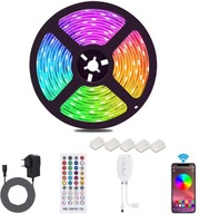 LED PÁS 5050 FAREBNÝ VODEODOLNÝ 5M RGB + DIAĽK