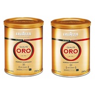 Lavazza Qualita Oro mletá káva 100% Arabica 2 x 250 g (plechovka)