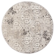 Carpet Frieze Circle 100x100 Modern Stylish #13