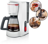 Bosch MyMoment TKA3M131 kávovar na prekvapkávanie Sklenená kanvica 1,4l Aroma White