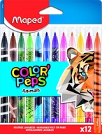 COLORPEPS ANIMALS fixky 12 ks Maped 845403