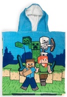 Poncho uterák Minecraft s kapucňou Creeper