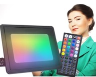 FAREBNÉ HALOGÉNOVÉ SVETLO RGB LED VODEODOLNÉ IP65 20W DO DOMÁCNOSTI