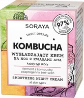 SORAYA KOMBUCHA VYHLADZUJÚCI NOČNÝ KRÉM S KYSELINAMI