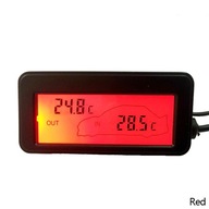 12V mini LCD snímač teploty digitálny automobil