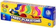 ASTRA ŠKOLSKÉ PLAKÁTOVÉ FARBY 12 FARIEB 20 ml