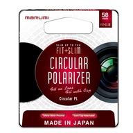 Polarizačný filter Marumi Fit Slim Circular 58m