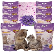 Strong Pets KOMPAKTNÁ LEVANDUĽOVÁ SILIKÓNOVÁ PODSTIELKA 30,4l (8x3,8l) jemná