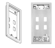 Rám s krabicou pod omietku 6025 RP-OP-M