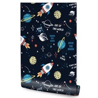 Tapeta pre deti SPACE Planets Stars Rockets