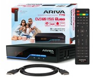 SET pozemný TV dekodér DVB-T2/HEVC Ariva T75 H.265 + HDMI zadarmo