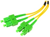 PATCHCORD Z OPTICKÉHO VLÁKNA SM 5M DUPLEX 9/125, SC/APC-SC/APC 3MM