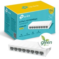 TP-link LS1008 Switch 8 portov Rj45 Ethernet Switch Úspora energie