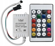 Ovládač RGB IR IC WS2811 ovládač 24 tlačidiel