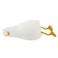 LED nočná lampa LYING DUCK FNL-01 biela silikónová Forever Light