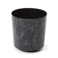 Okrúhly kvetináč SOLO IML 250 Black Marble 15l