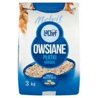 1x 3kg MELVIT La Chef horské ovsené vločky