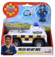 SIMBA HASIČ SAM POLICAJNÝ JEEP 4X4 MINI POSTAVA