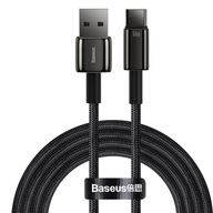 Kábel Baseus USB na USB-C Tungsten Gold 66W 2m