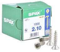 SPAX UNIVERZÁLNE SKRUTKY DO DREVA 2X10MM 1000KS